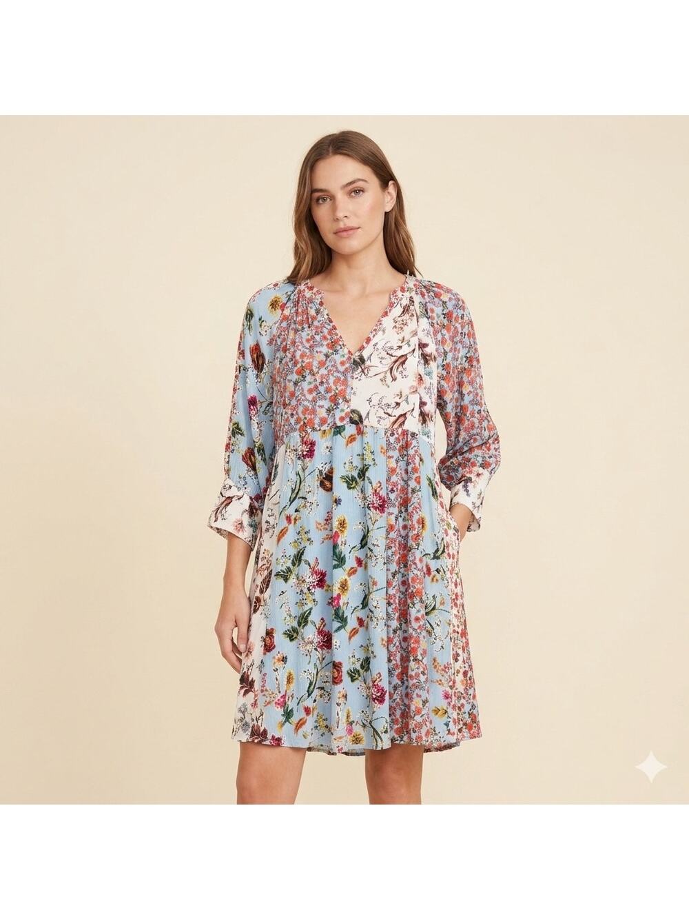 105-Umgee Bohemian Dress size M / PTP 23"